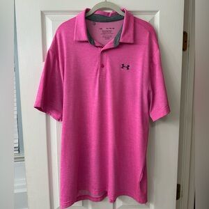 Under Armour Men's Bright Pink Playoff Polo